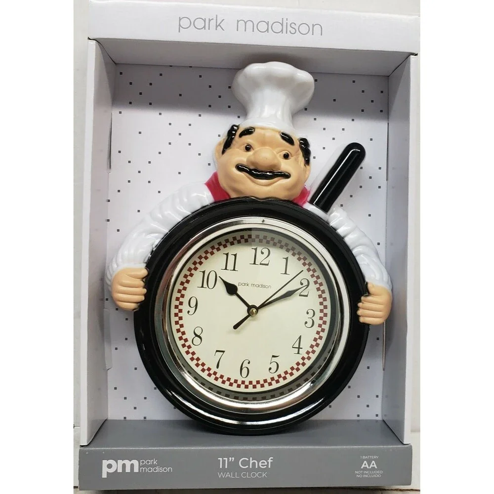 Plastic Kitchen Wall Clock, 11